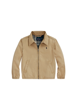 Polo Ralph Lauren Kids Cotton Bayport Windbreaker Jacket in Tan. Size 3. Also in 4, 5, 6.