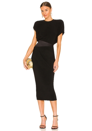 Zhivago Bond Midi Dress in Black. Size 2. Also in 4.