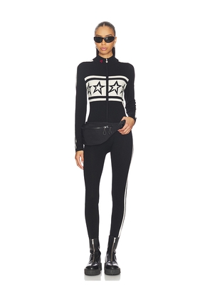 Perfect Moment Apres Team Jumpsuit in Black,White. Size L. Also in M, S, XL, XS.