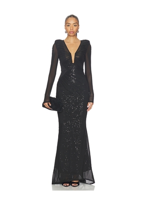 Zhivago The Bloom 2 Way Gown in Black. Size 10. Also in 12, 2, 4, 6, 8.
