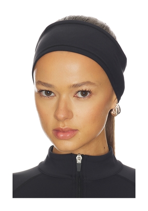 WellBeing + BeingWell WarmWell Headband in Black.