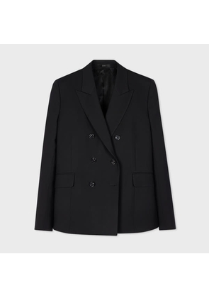 Paul Smith Women's A Suit To Travel In - Black Wool Double Breasted Blazer