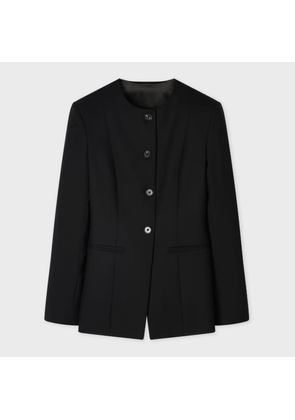 Paul Smith Women's A Suit To Travel In - Black Collarless Jacket