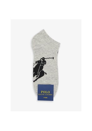 Mens Polo Ralph Lauren Logo-Print Pack Of Three Cotton-Blend Socks
