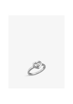 Chopard Happy Diamonds Icons 18ct White-Gold and 0.05ct Diamond Ring