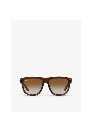 Ray-Ban Rbr0501S Boyfriend Reverse Square-Frame Injected Sunglasses