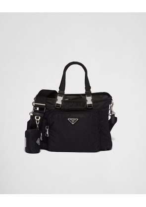 Re-Nylon and Saffiano leather pet bag