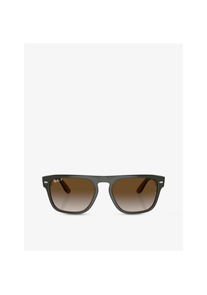Ray-Ban Rb4407 Square-Frame Injected Sunglasses