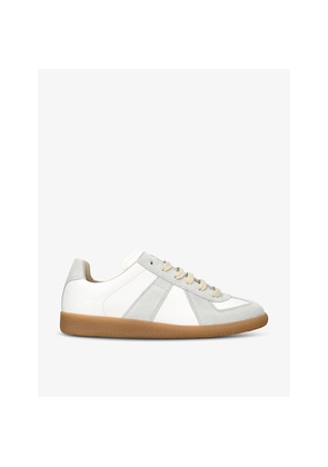 Womens Maison Margiela Replica Leather Low-Top Trainers