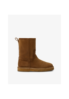 Womens Soeur Texas Contrast-Stitch Leather Calf Boots