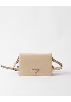 Leather shoulder bag