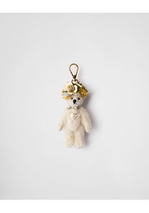 Teddy keychain charm