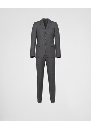 Single-breasted wool suit