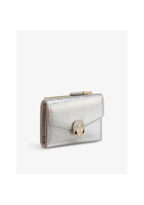 Womens Bvlgari Serpenti Forever Compact Card Holder