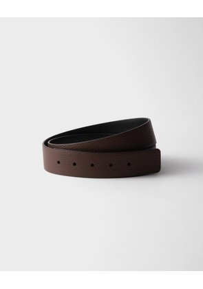 Leather belt strap