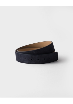 Suede belt strap