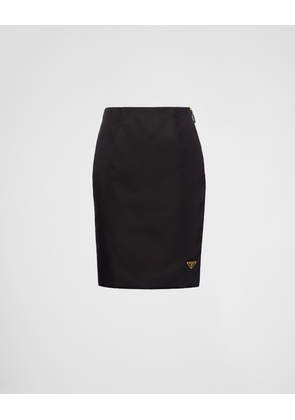 Re-Nylon pencil skirt