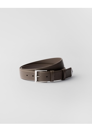 Leather belt