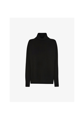Womens Whistles Roll-Neck Cashmere Jumper