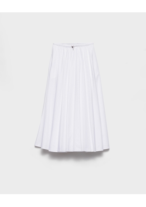 Reversible cotton jersey and Re-Nylon circle skirt