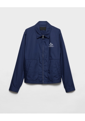 Cotton blend blouson jacket