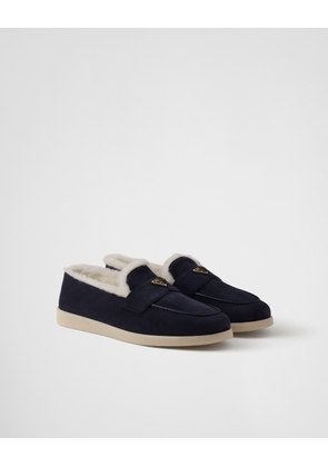 Suede loafers