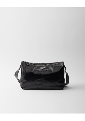 Leather shoulder bag