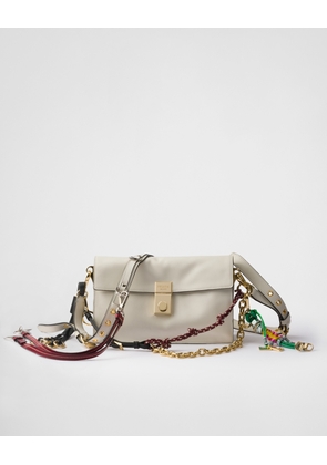 Prada Soft Sound small leather shoulder bag with charms