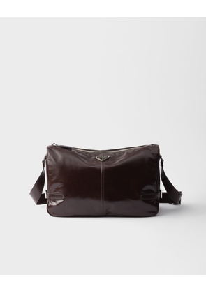 Leather shoulder bag