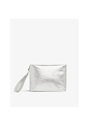 Womens Whistles Avah Leather Clutch Bag