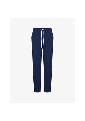 Womens Polo Ralph Lauren Athletic Straight-Leg Cotton-Blend Jersey Jogging Bottoms