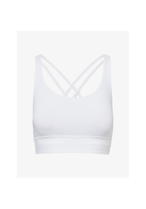 Womens Lululemon Energy Longline Cross-Back Stretch-Woven Bra