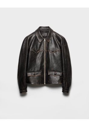 Nappa leather jacket
