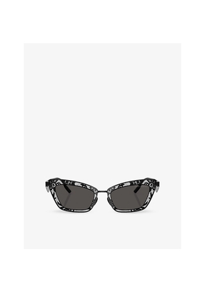 Womens Dolce & Gabbana Dg2311 Cat-Eye Metal Sunglasses