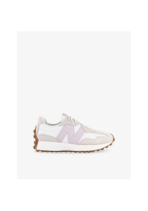 Womens New Balance 327 Suede and Leather Low-Top Trainers