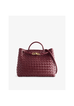 Womens Bottega Veneta Andiamo Medium Leather Top-Handle Bag