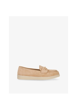 Womens Dune Graciela Snaffle-Trim Casual Suede Loafers