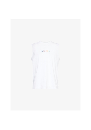 Mens Calvin Klein Pride Lounge Cotton-Jersey Muscle Tank Top