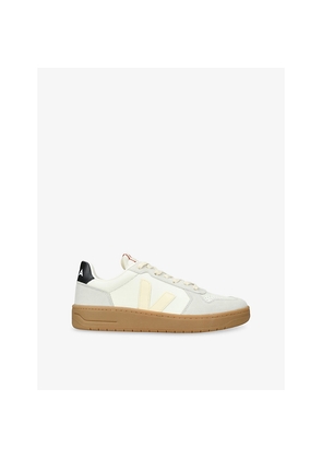Mens Veja V-82 Leather Low-Top Trainers