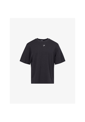 Mens Gymshark Rest Day Essentials Boxy-Fit Cotton T-Shirt