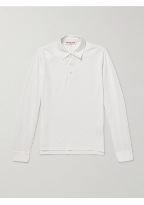 Orlebar Brown - Garfield Organic Cotton-Piqué Polo Shirt - Men - Neutrals - S