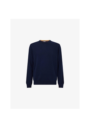 Mens Paul Smith Crewneck Long-Sleeve Cashmere Knitted Jumper