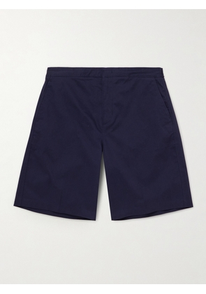 Orlebar Brown - Laurent Straight-Leg Cotton-Blend Shorts - Men - Blue - UK/US 28