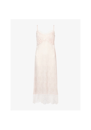 Womens Simone Rocha Lace Floral Woven Midi Dress