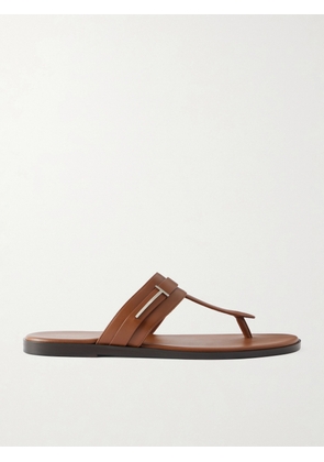 TOM FORD - Brighton Leather Sandals - Men - Brown - EU 40