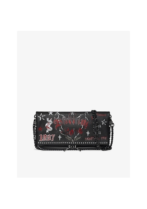 Womens Zadig&Voltaire Rock Punch Leather Clutch Bag