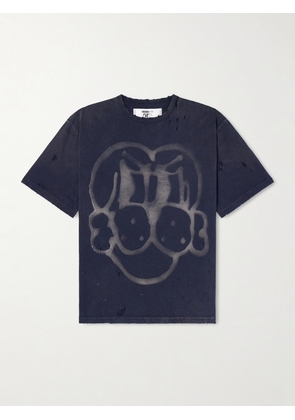 Neighborhood - Chito Savage Cotton-Jersey T-Shirt - Men - Blue - S