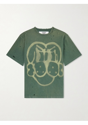Neighborhood - Chito Savage Cotton-Jersey T-Shirt - Men - Green - S