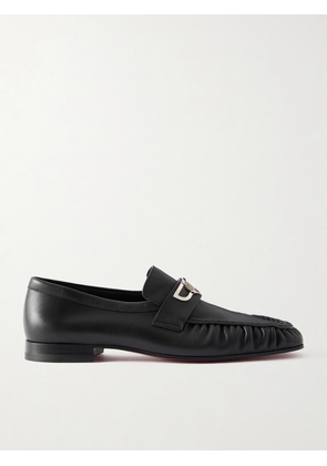 Christian Louboutin - Mocallista Embellished Leather Loafers - Men - Black - EU 40