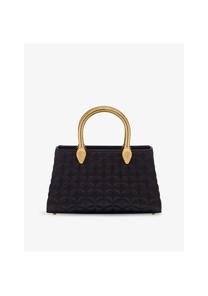 Womens Bvlgari Serpentine Duette Satin Top-Handle Bag